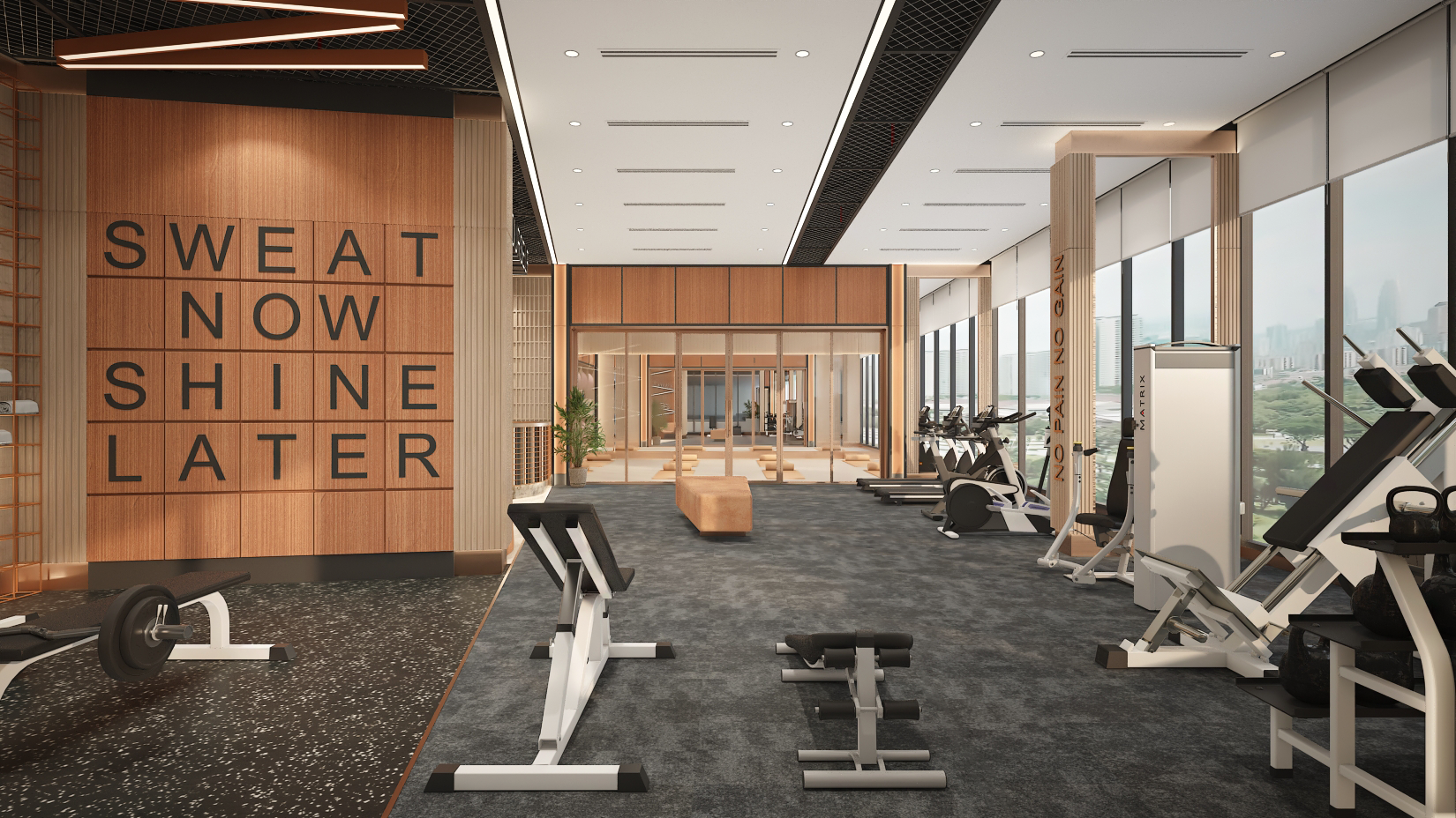 Hệ thống tiện ích đồng bộ như Gym & Yoga với thiết bị hiện đại, Kid’s Club kích thích sáng tạo cho trẻ nhỏ, Meeting room sang trọng dành cho các doanh nhân thượng lưu…